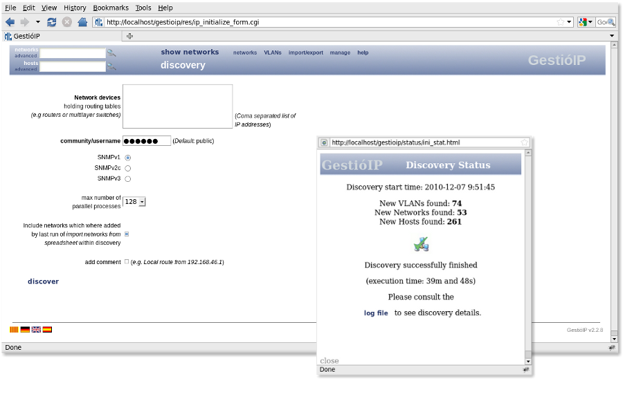 IP address management - discovery