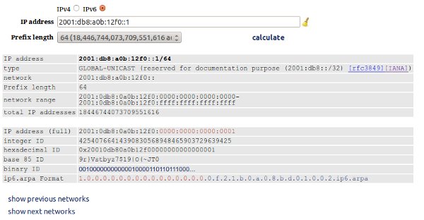 IPv6 address example